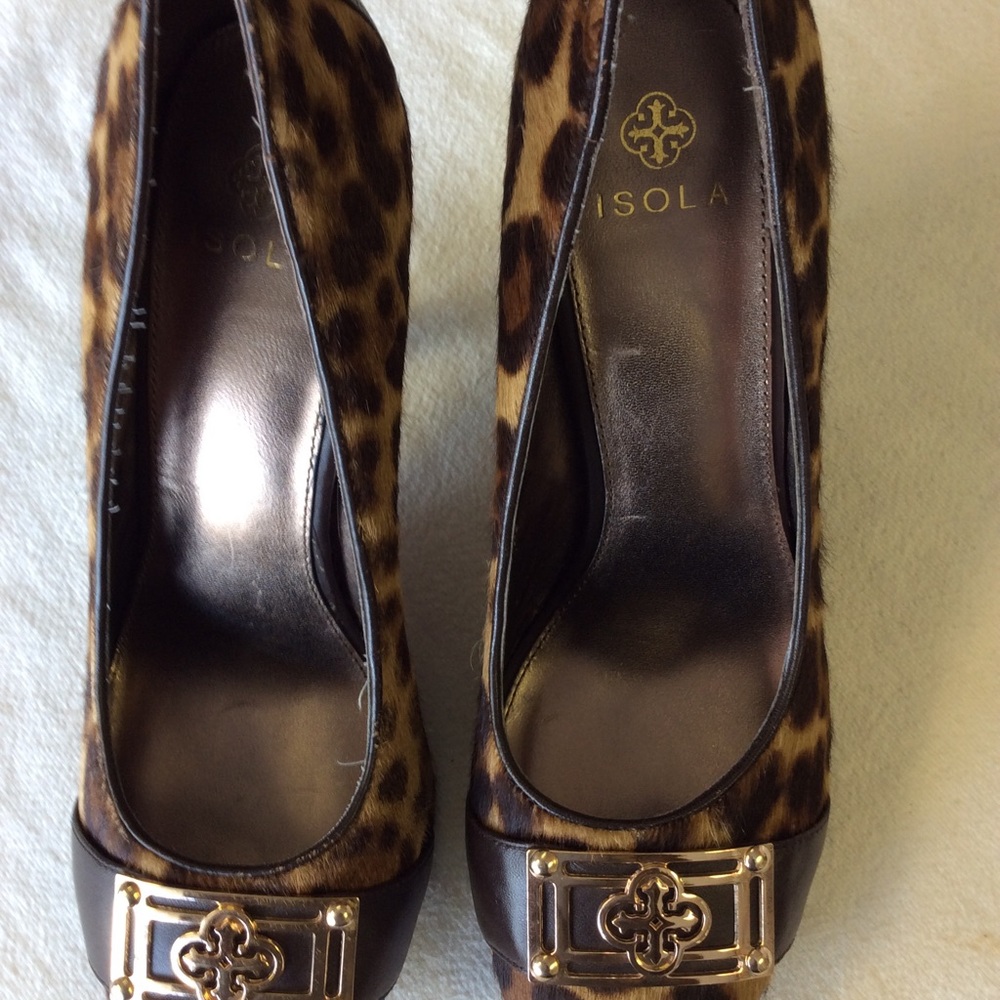 ISOLA Dark Brown spotted size 91/2